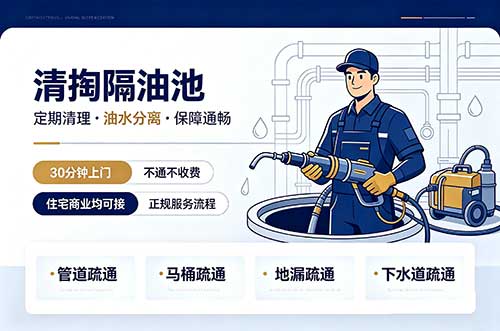 武穴清掏隔油池